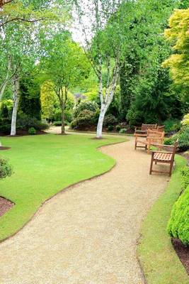 Book cover for A Beautiful Public Park Garden in a Scotland Spring