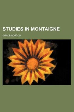 Cover of Studies in Montaigne