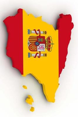 Book cover for The Flag of Spain Filled into a Polish Country Map Outline Map