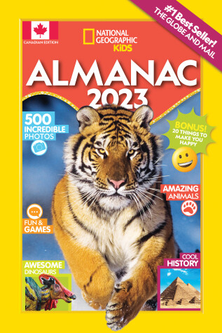 Cover of National Geographic Kids Almanac 2023 (Canadian edition)