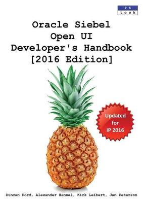 Book cover for Oracle Siebel Open UI Developer's Handbook