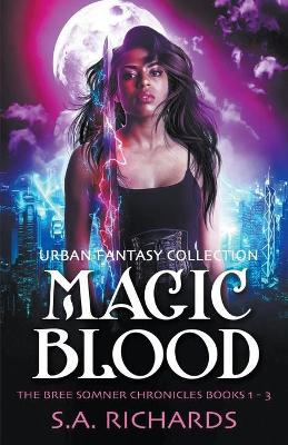 Book cover for The Magic Blood Trilogy