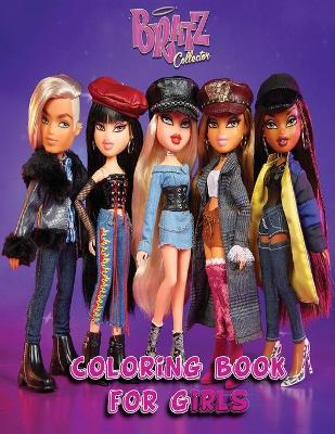 Book cover for Bratz coloring book for girls