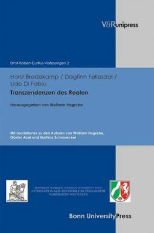 Cover of Transzendenzen Des Realen