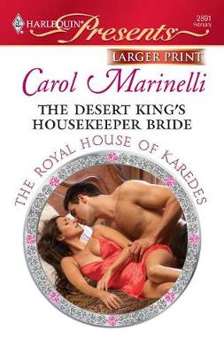 Book cover for The Desert King's Housekeeper Bride