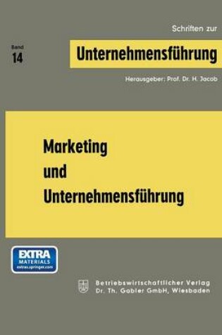 Cover of Marketing und Unternehmensführung