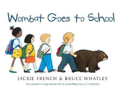 Book cover for Wombat Goes to School