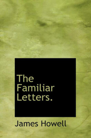 Cover of The Familiar Letters.