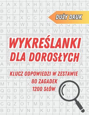 Book cover for Wykreślanki dla Doroslych