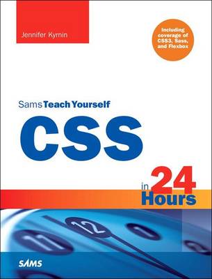 Book cover for CSS in 24 Hours, Sams Teach Yourself