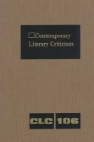 Cover of Contemporary Literary Criticism