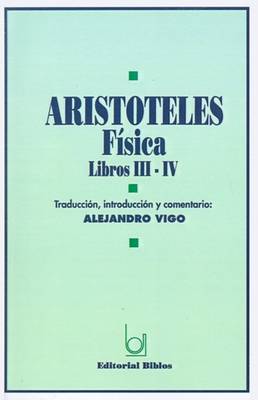 Book cover for Aristoteles: Fisica: Libros III-IV