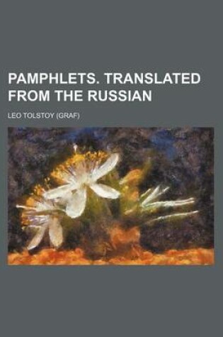 Cover of Pamphlets. Translated from the Russian
