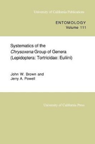 Cover of Systematics of the Chrysoxena Group of Genera (Lepidoptera