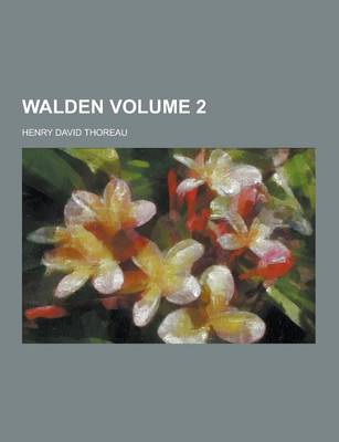 Book cover for Walden Volume 2