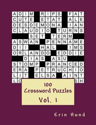 Book cover for 100 Crossword Puzzles Vol. 1