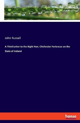 Book cover for A Third Letter to the Right Hon. Chichester Fortescue on the State of Ireland