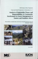 Book cover for Analysis of Stakeholder Power and Responsibilites in Community Involvement in Forest Management in Eastern and Southern Africa