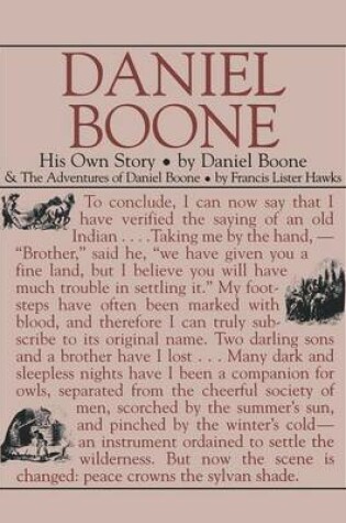 Cover of Daniel Boone: His Own Story