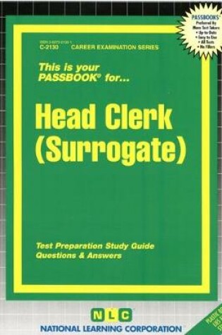 Cover of Head Clerk (Surrogate)