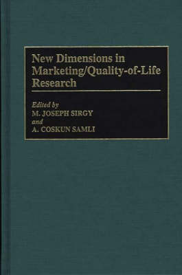 Book cover for New Dimensions in Marketing/Quality-of-Life Research