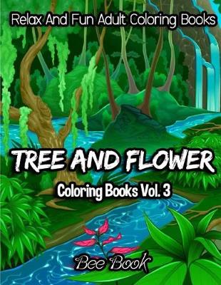 Book cover for Tree and Flower Coloring Books Vol. 3