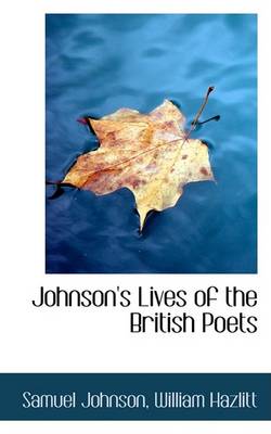 Book cover for Johnson's Lives of the British Poets