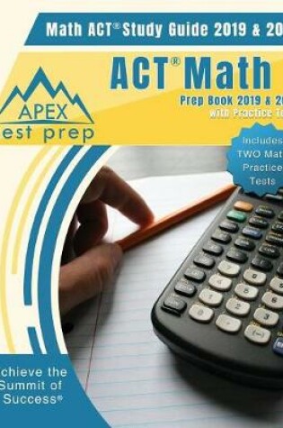 Cover of ACT Math Prep Book 2019 & 2020