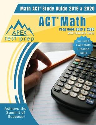 Book cover for ACT Math Prep Book 2019 & 2020