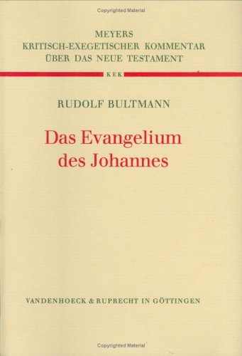 Book cover for Das Evangelium Des Johannes