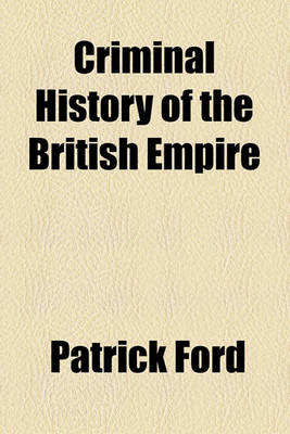 Book cover for Criminal History of the British Empire