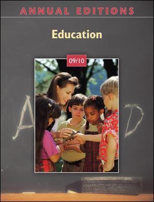 Book cover for Annual Editions: Education 09/10