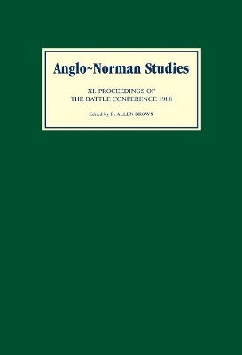 Book cover for Anglo-Norman Studies XI