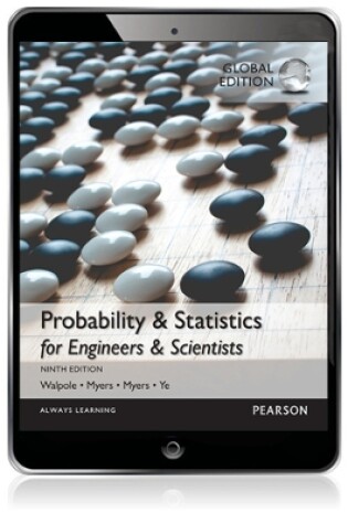 Cover of Pearson eText for Probability & Statistics for Engineers & Scientists [Global Edition]