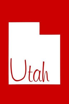 Book cover for Utah - Red Lined Notebook with Margins