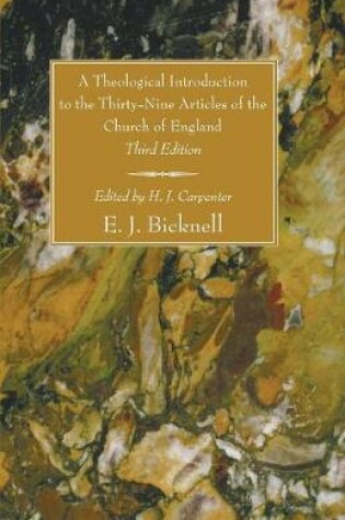 Cover of A Theological Introduction to the Thirty-Nine Articles of the Church of England