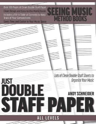 Book cover for Just Double Staff Paper