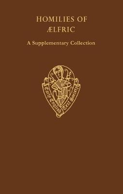 Book cover for Homilies of Aelfric, vol I a Supplementary Collection