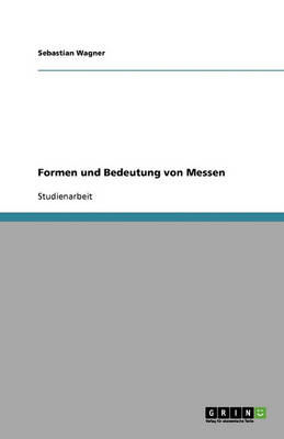 Book cover for Formen und Bedeutung von Messen