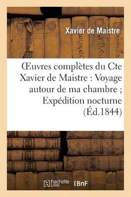 Book cover for Oeuvres completes du Cte Xavier de Maistre