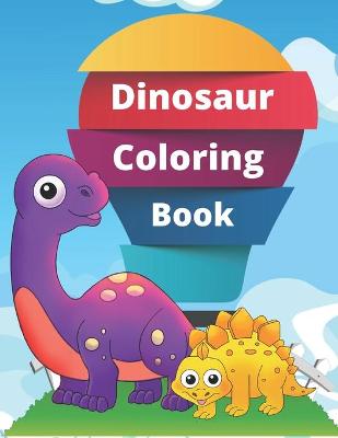 Book cover for Dinosaur Coloring Book