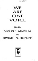 Cover of We are One Voice