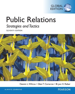 Book cover for Public Relations: Strategies and Tactics, Global Edition