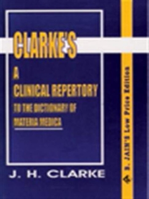 Book cover for Clinical Repertory to the Dictonary of Materia Medica