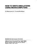 Book cover for How to Write Simulations Using Microcomputers