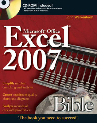 Book cover for Excel 2007 Bible
