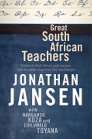 Cover of Great South African teachers