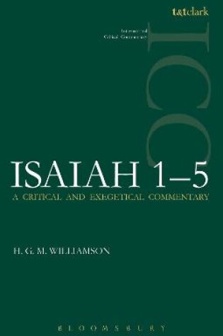 Cover of Isaiah 1-5 (ICC)