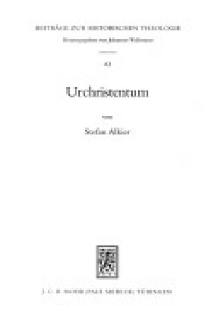 Cover of Urchristentum