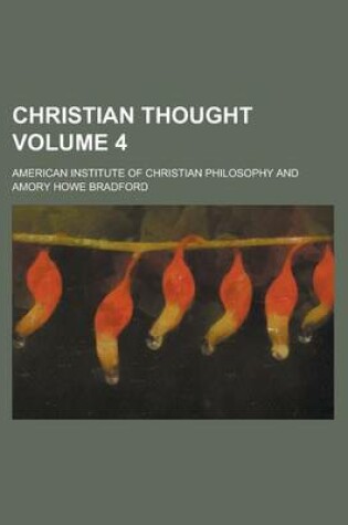 Cover of Christian Thought Volume 4